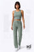 Miss Understood Ribbed Tank Top And Pant Set - KIOKO