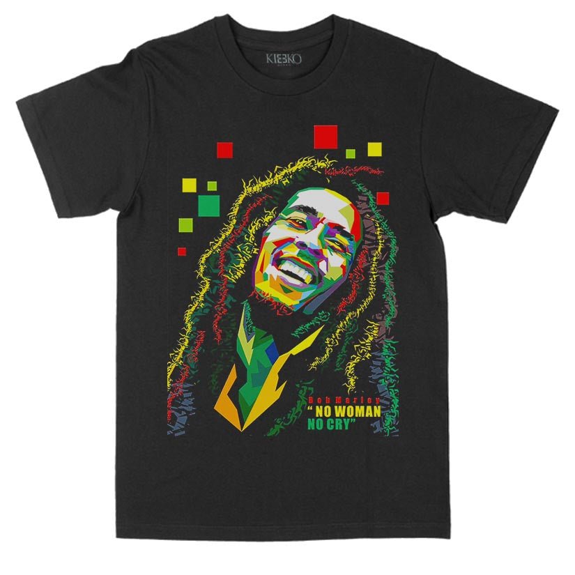 No Woman No Cry Graphic Tee, S | Kioko