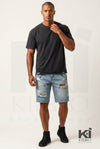 Off Script Raw-Hem T-Shirt - KIOKO