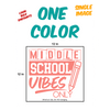 One Color Screen Print Transfers - KIOKO