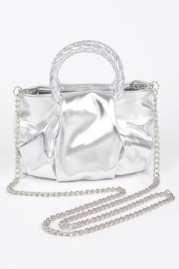 Platinum Status Top Handle Crossbody HanbBag - KIOKO
