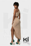 Poppin In Prague Crop Top & Maxi Skirt Set - KIOKO