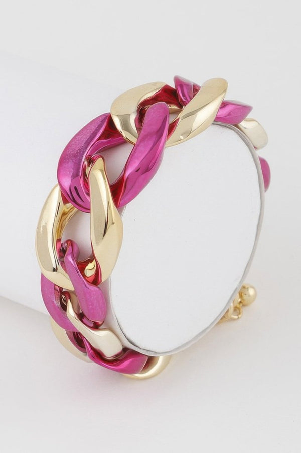 Pretty Girl Swag Two Toned Bracelet - KIOKO