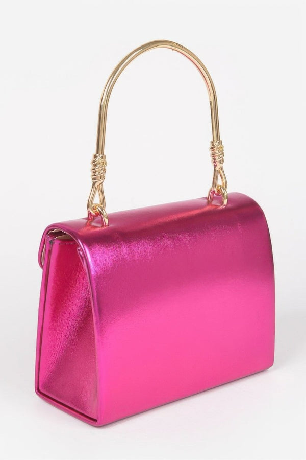 Pretty Paid Problems Metallic Crossbody Bag - KIOKO