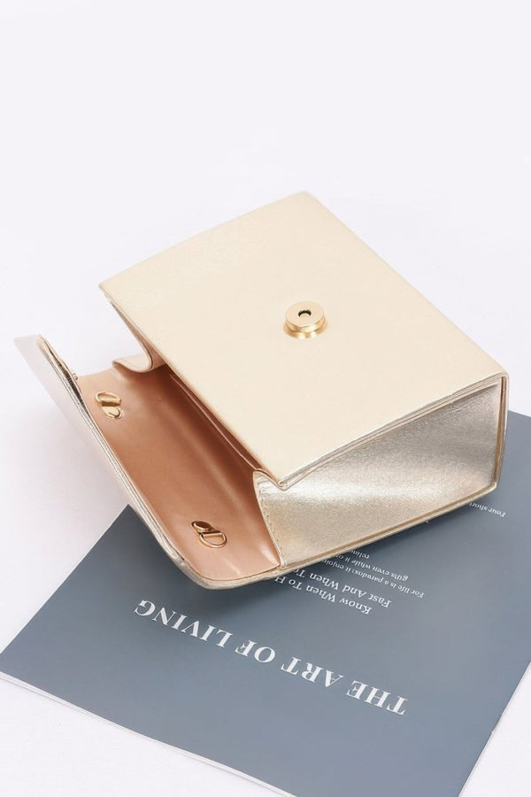 Pretty Paid Problems Metallic Crossbody Bag - KIOKO