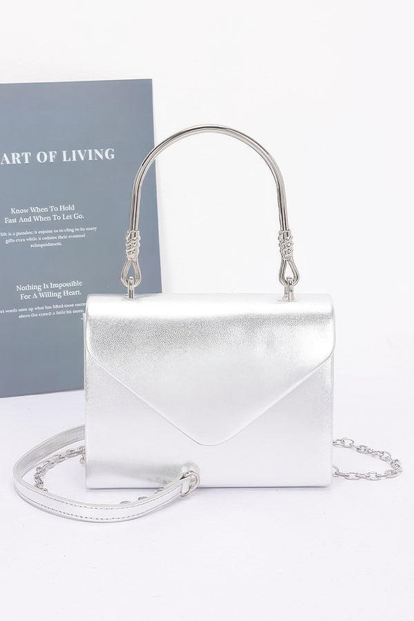 Pretty Paid Problems Metallic Crossbody Bag - KIOKO