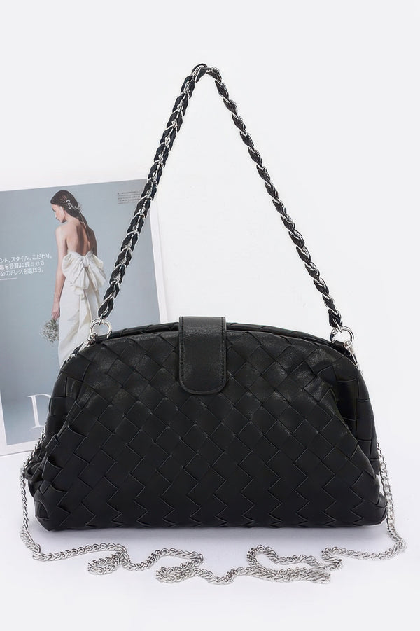 Quiet Confidence Faux Leather Shoulder Bag - KIOKO