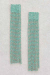 She Got Motion Rhinestone Curtain Drop Earrings - KIOKO