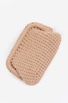 Textured To Perfection Cotton Braided Clutch - KIOKO
