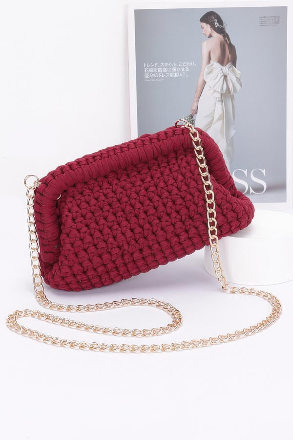 Textured To Perfection Cotton Braided Clutch - KIOKO