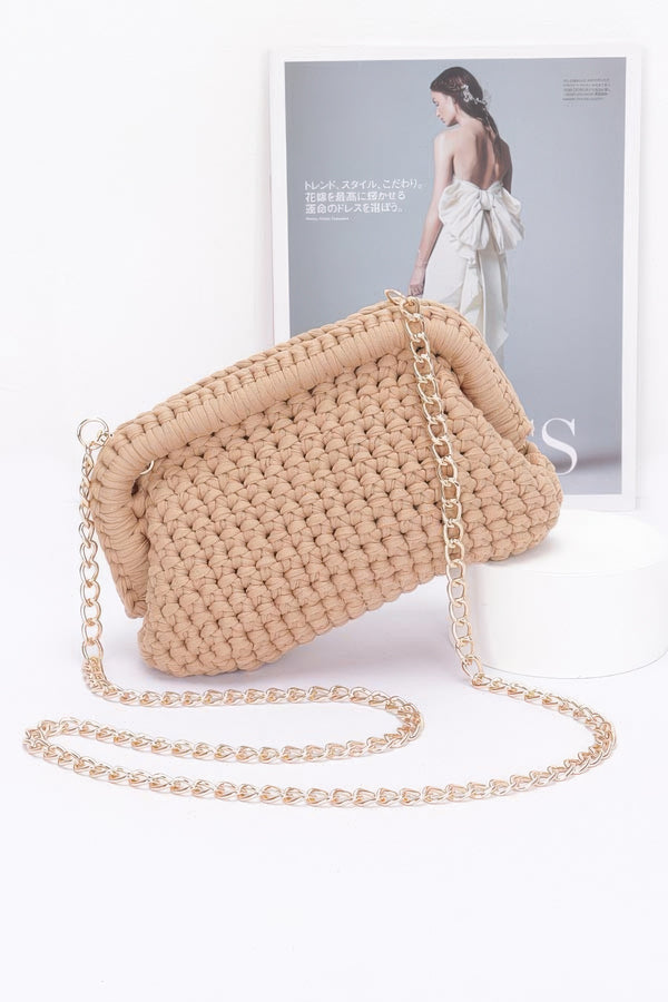 Textured To Perfection Cotton Braided Clutch - KIOKO