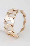 Thick Link Wide Curb Chain Bracelet - KIOKO