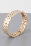 Two Faced Two Toned Curb Bracelet - KIOKO