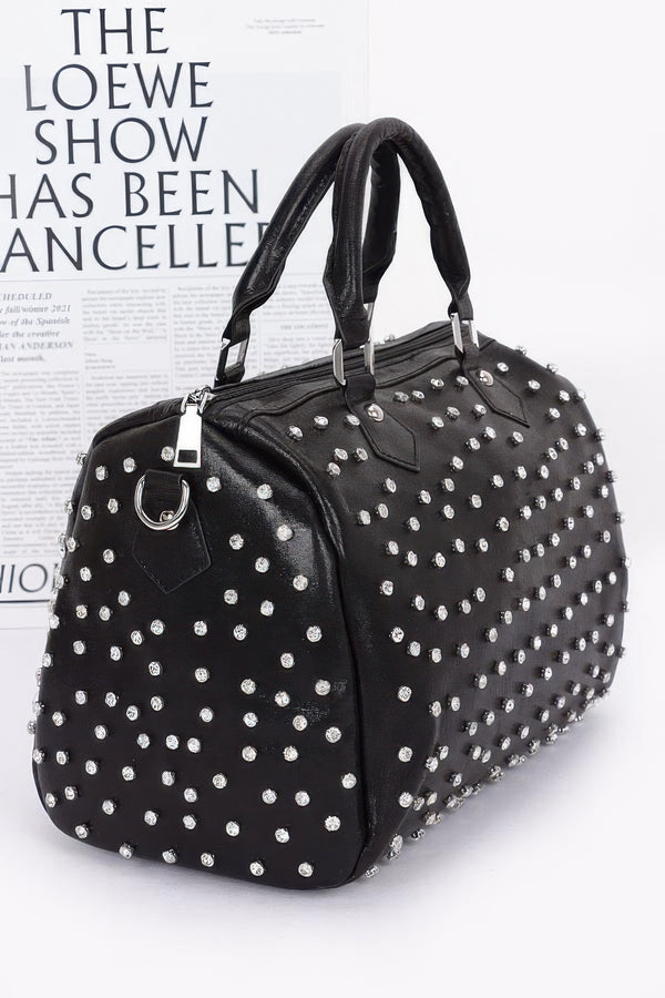 Never Check Prices Rhinestone Bowling Bag - KIOKO
