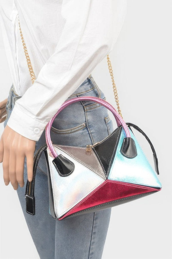 Flava Era Metallic Convertible Satchel - KIOKO