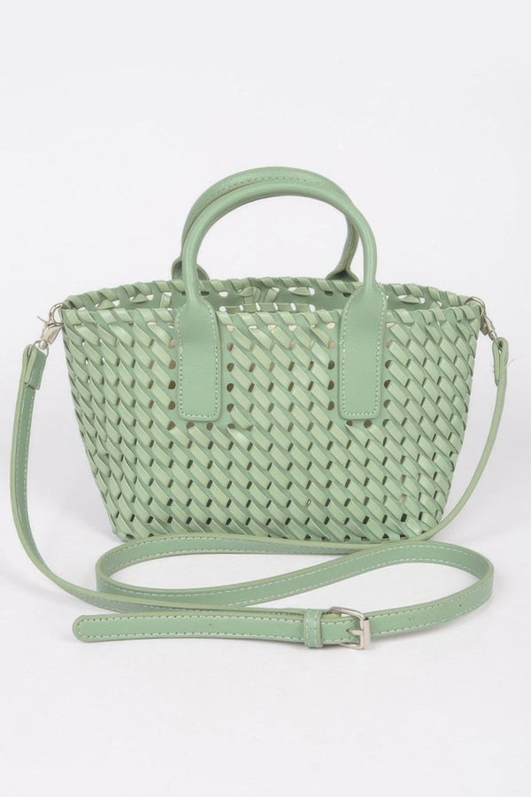 Made For Paparazzi Braided Tote Bag - KIOKO