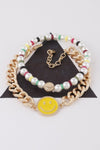Happy Wit It Smiley Face Bracelet - KIOKO