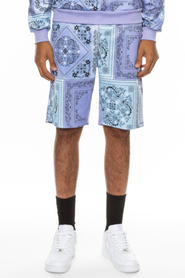 Crenshaw Paisley Bandana Shorts - KIOKO