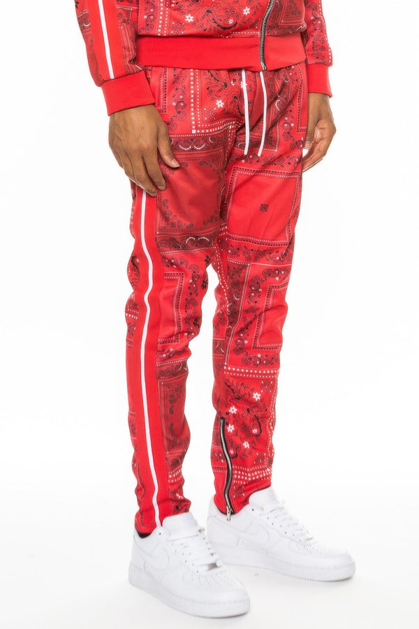 Crenshaw Paisley Bandana Track Pants - KIOKO