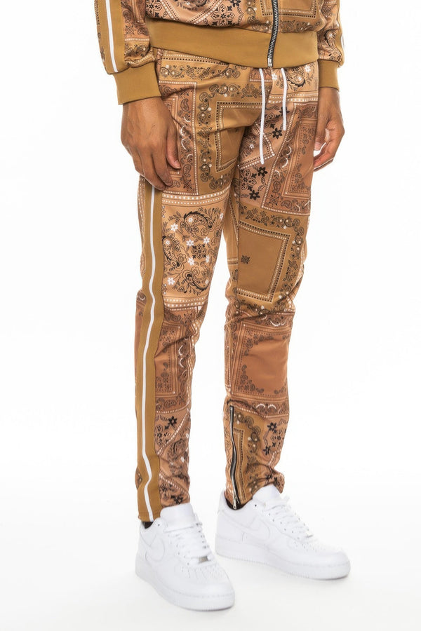 Crenshaw Paisley Bandana Track Pants - KIOKO
