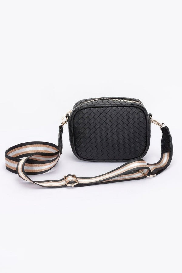 Worth The Screenshot Metallic Faux Leather Camera Bag - KIOKO