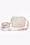 Worth The Screenshot Metallic Faux Leather Camera Bag - KIOKO