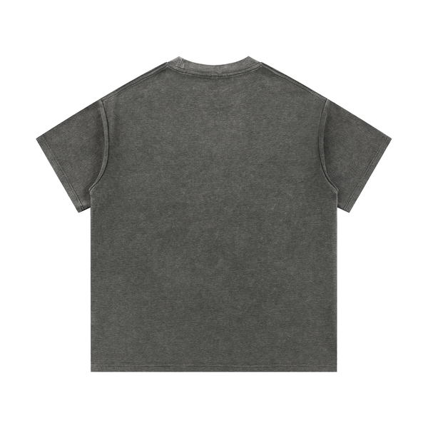 Raised Different Mineral Wash Waffle Knit T-Shirt