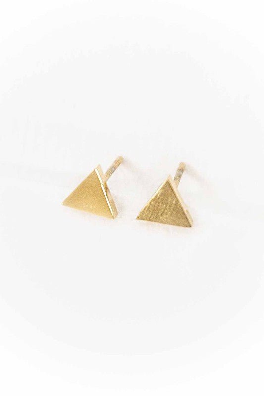 Aeliana Pyramid Stud Earrings - KIOKO