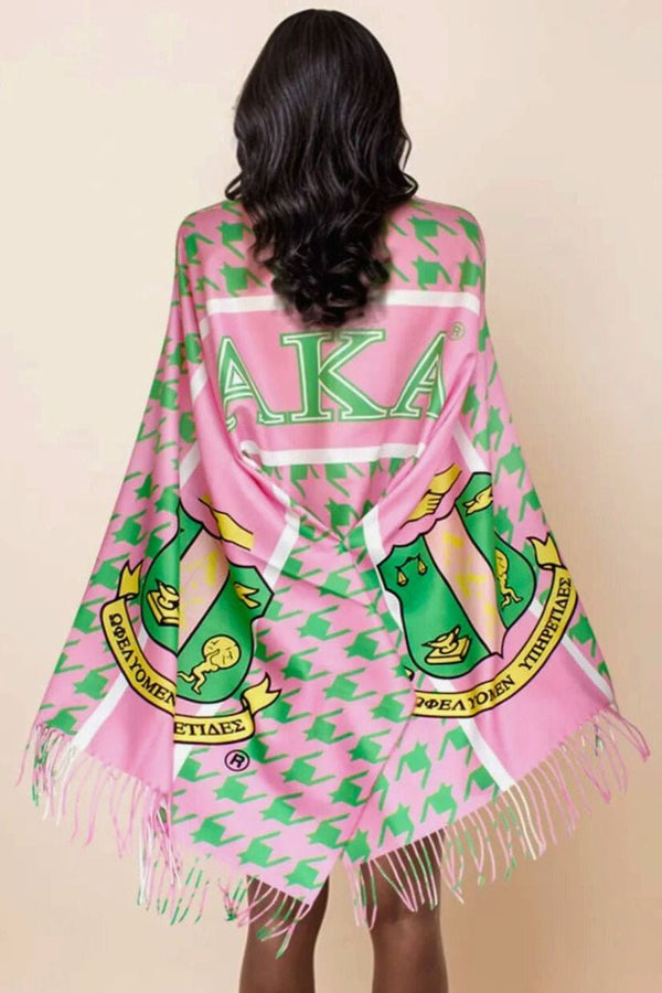 AKA Houndstooth Shawl - KIOKO