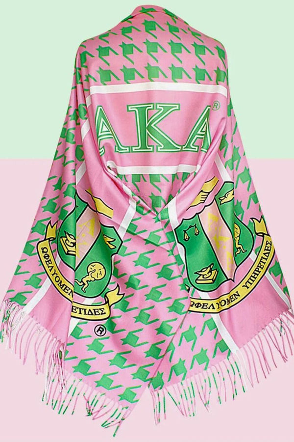 AKA Houndstooth Shawl - KIOKO