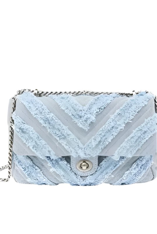 All The Swag Denim Shoulder Bag - KIOKO