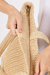 All The Vibes Crochet Straw Tote - KIOKO