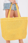 All The Vibes Crochet Straw Tote - KIOKO