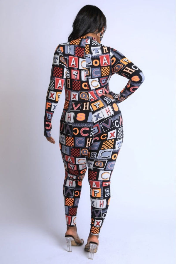 Alphabet Soup Jumpsuit - KIOKO