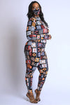 Alphabet Soup Jumpsuit - KIOKO