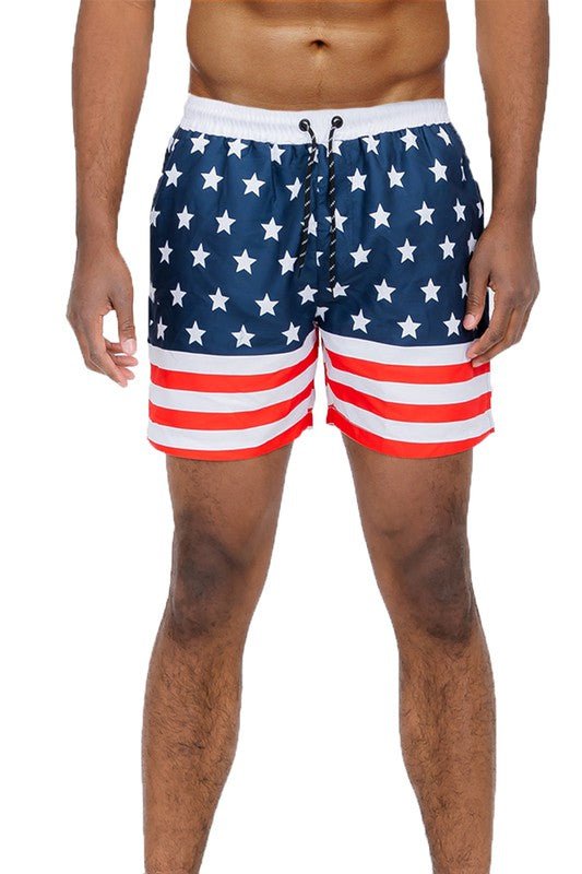 American Flag Board Shorts - KIOKO