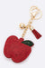 Apple Rhinestone Keychain - KIOKO
