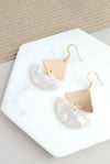 Ava Gold - Plated Pearl Earrings - KIOKO