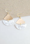 Ava Gold - Plated Pearl Earrings - KIOKO