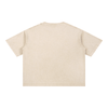 Throwback Mineral Wash Boxy Cotton T-Shirt - KIOKO