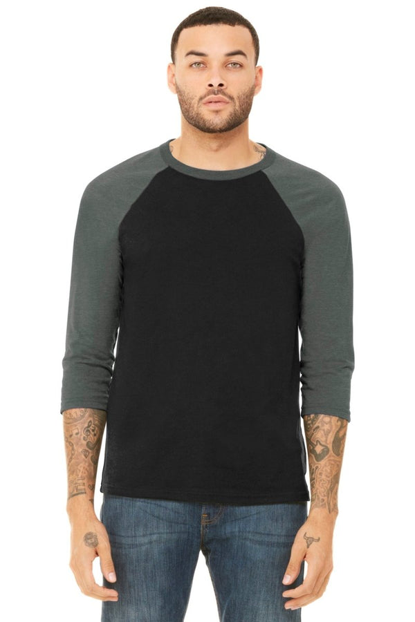 BELLA+CANVAS ® Unisex 3/4 - Sleeve Baseball Tee. BC3200 - KIOKO