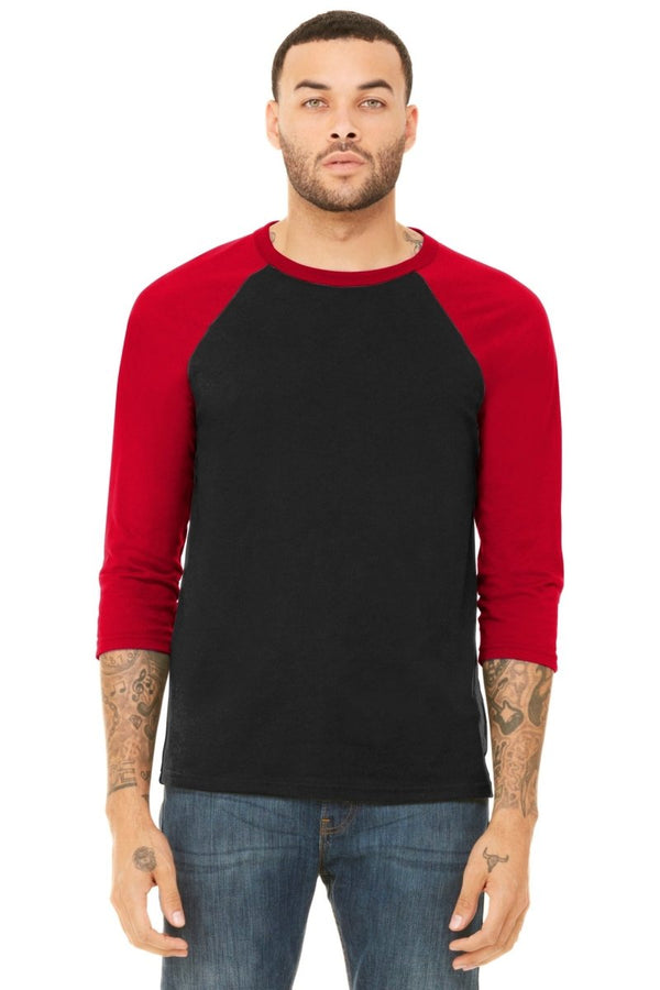 BELLA+CANVAS ® Unisex 3/4 - Sleeve Baseball Tee. BC3200 - KIOKO
