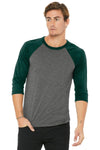 BELLA+CANVAS ® Unisex 3/4 - Sleeve Baseball Tee. BC3200 - KIOKO