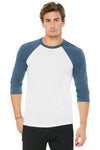 BELLA+CANVAS ® Unisex 3/4 - Sleeve Baseball Tee. BC3200 - KIOKO