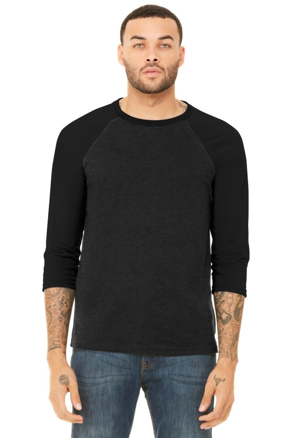 BELLA+CANVAS ® Unisex 3/4 - Sleeve Baseball Tee. BC3200 - KIOKO