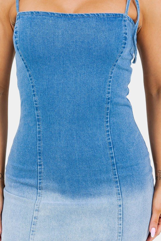 Belleville Denim Mini Dress - KIOKO