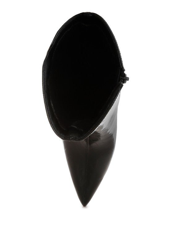 Bey's Favorite Croco Mid - Calf Boots - KIOKO