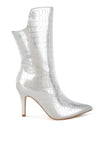 Bey's Favorite Croco Mid - Calf Boots - KIOKO