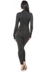 Black Feline Jumpsuit - KIOKO