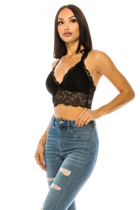 Boldly Yours Lace Crop Top - KIOKO